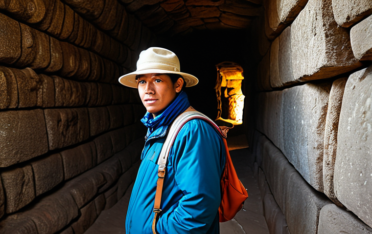 **

"A fully clothed explorer, appropriate attire, stands in the Sacsayhuamán caves in Peru, surrounded by ancient Inca stonework, safe for work, perfect anatomy, natural proportions, professional photography, modest clothing, dramatic lighting, exploring the depths, family-friendly"

**