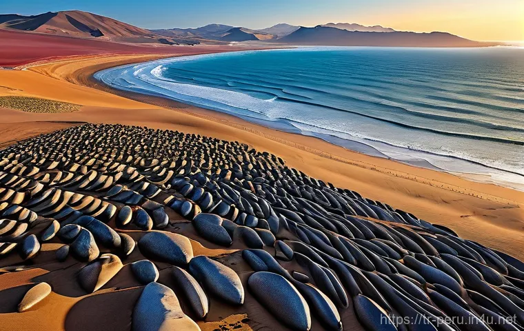 페루 해변 여행지 추천 - **Vibrant Sunset Surf in Northern Peru:** A dynamic, wide-angle shot capturing a lively sunset on th... 페루 해변 여행지 추천 - **Vibrant Sunset Surf in Northern Peru:** A dynamic, wide-angle shot capturing a lively sunset on th...