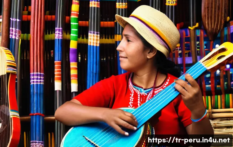 페루에서 사용되는 민속 악기 관련 이미지 1